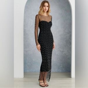 Pearl embellished cover up NWT